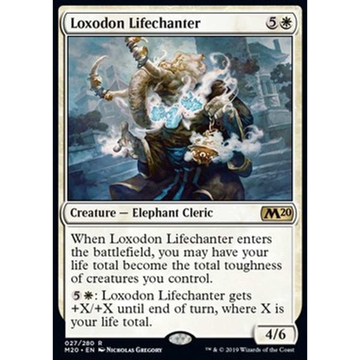 Loxodon Lifechanter - Lossodonte Cantavita - [M20] [NM] [Foil]