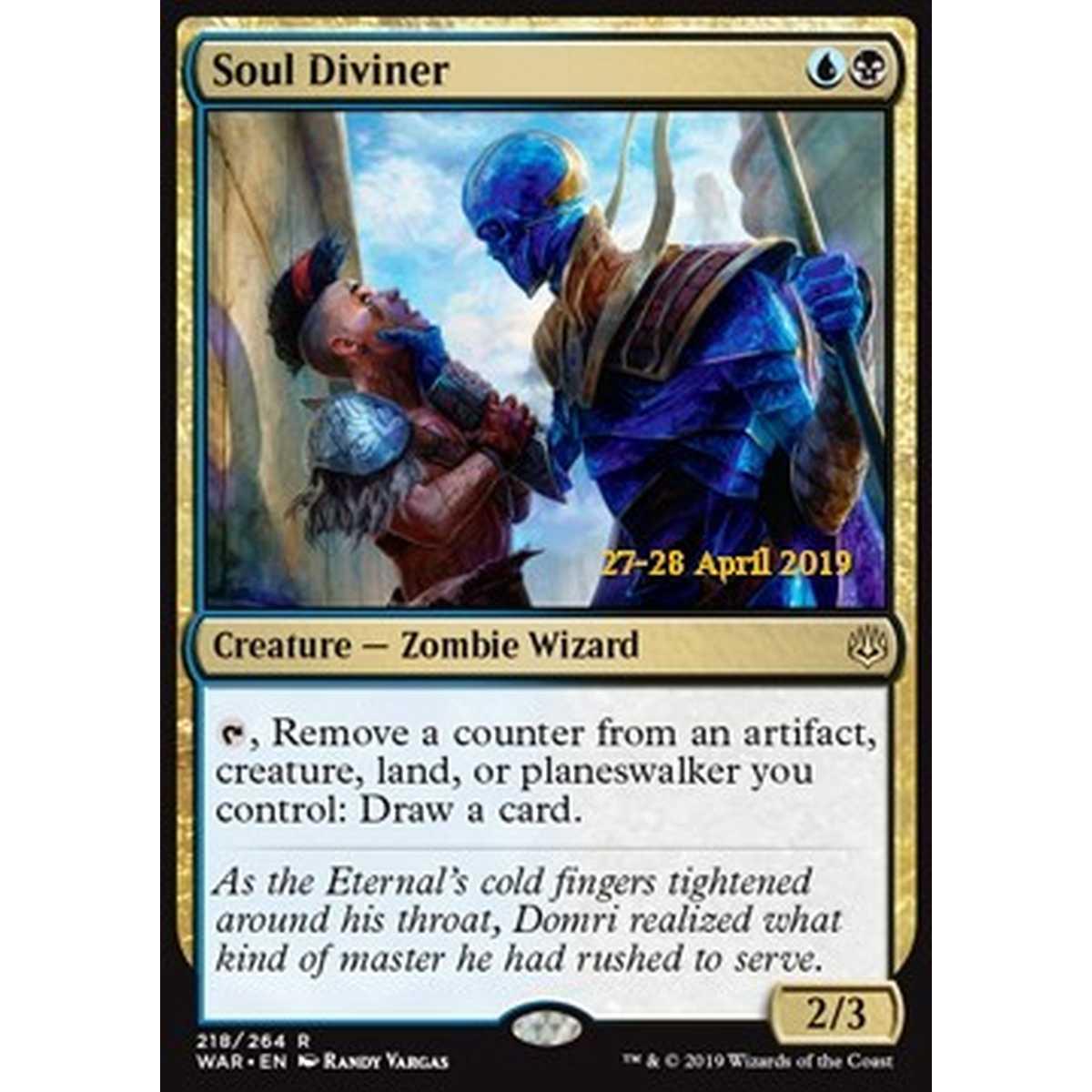 Soul Diviner - Divinatore di Anime - [XWAR] [NM] [Foil]