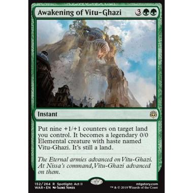 Awakening of Vitu-Ghazi - Risveglio di Vitu-Ghazi - [WAR] [NM] [Foil]