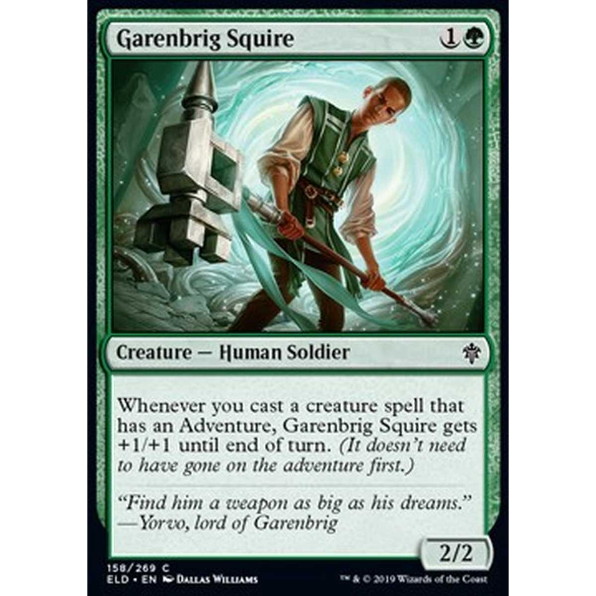 Garenbrig Squire - Scudiero di Garenponte - [ELD] [NM]
