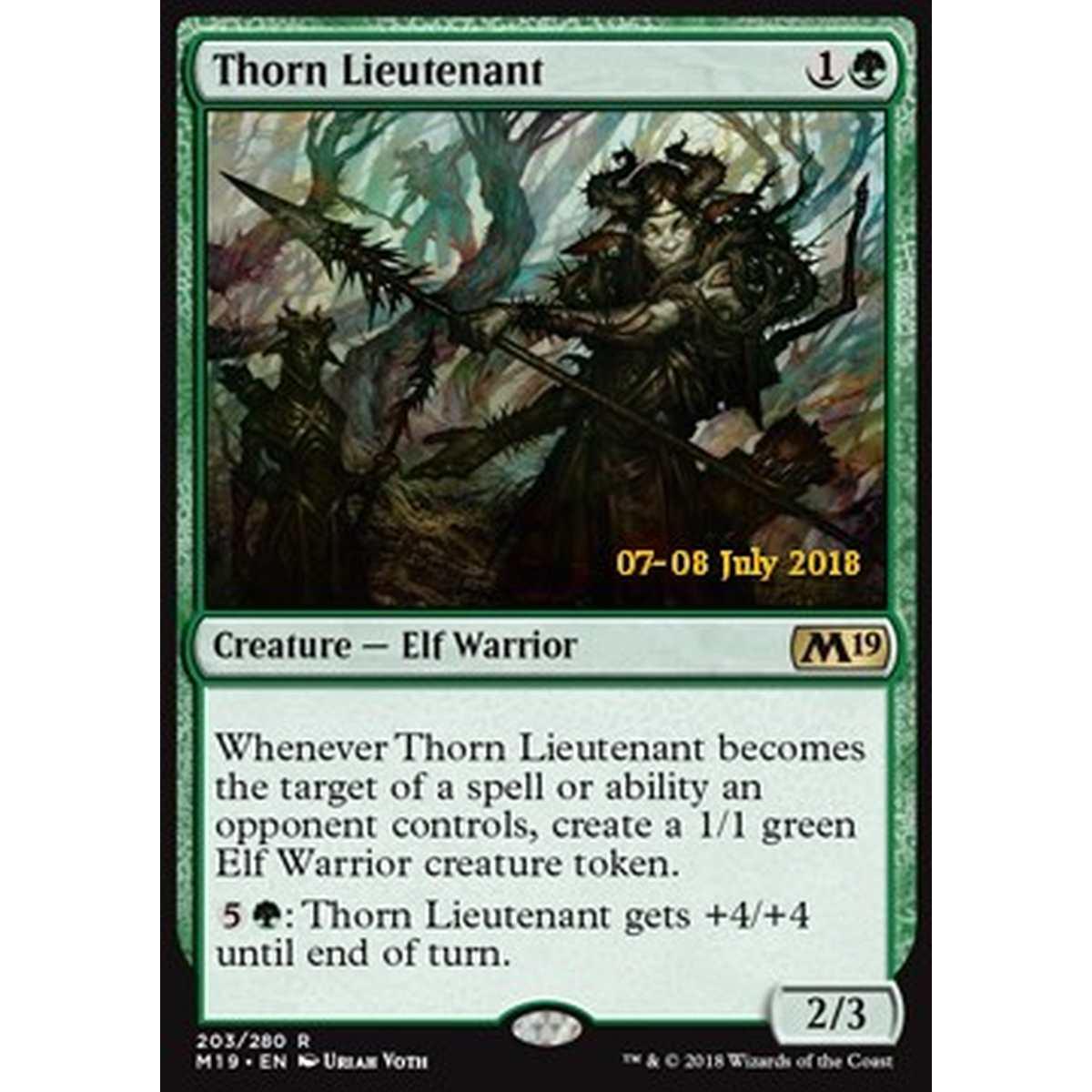Thorn Lieutenant - Tenente dei Rovi - [PM19] [NM] [Foil]