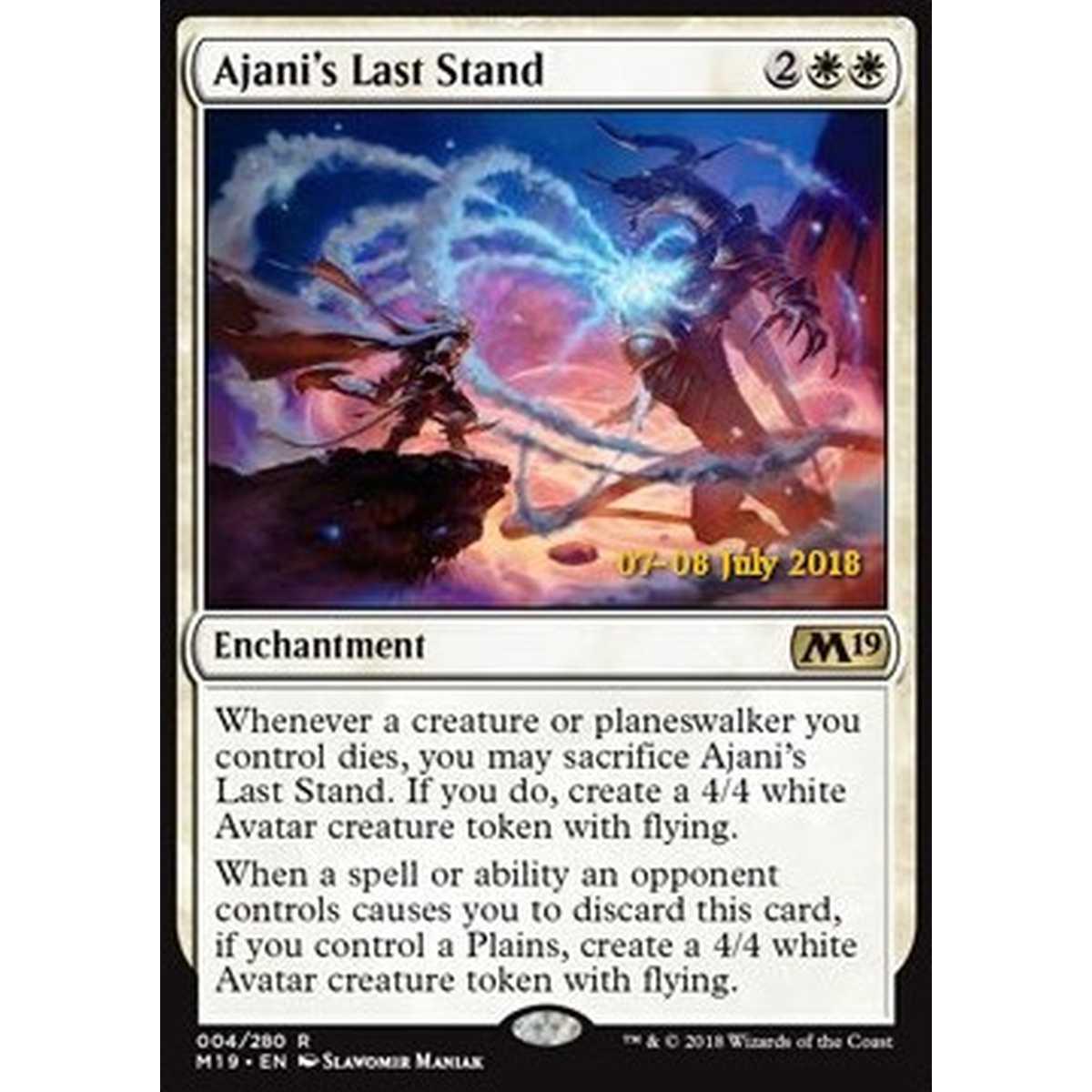 Ajani's Last Stand - Ultima Resistenza di Ajani - [PM19] [NM] [Foil]