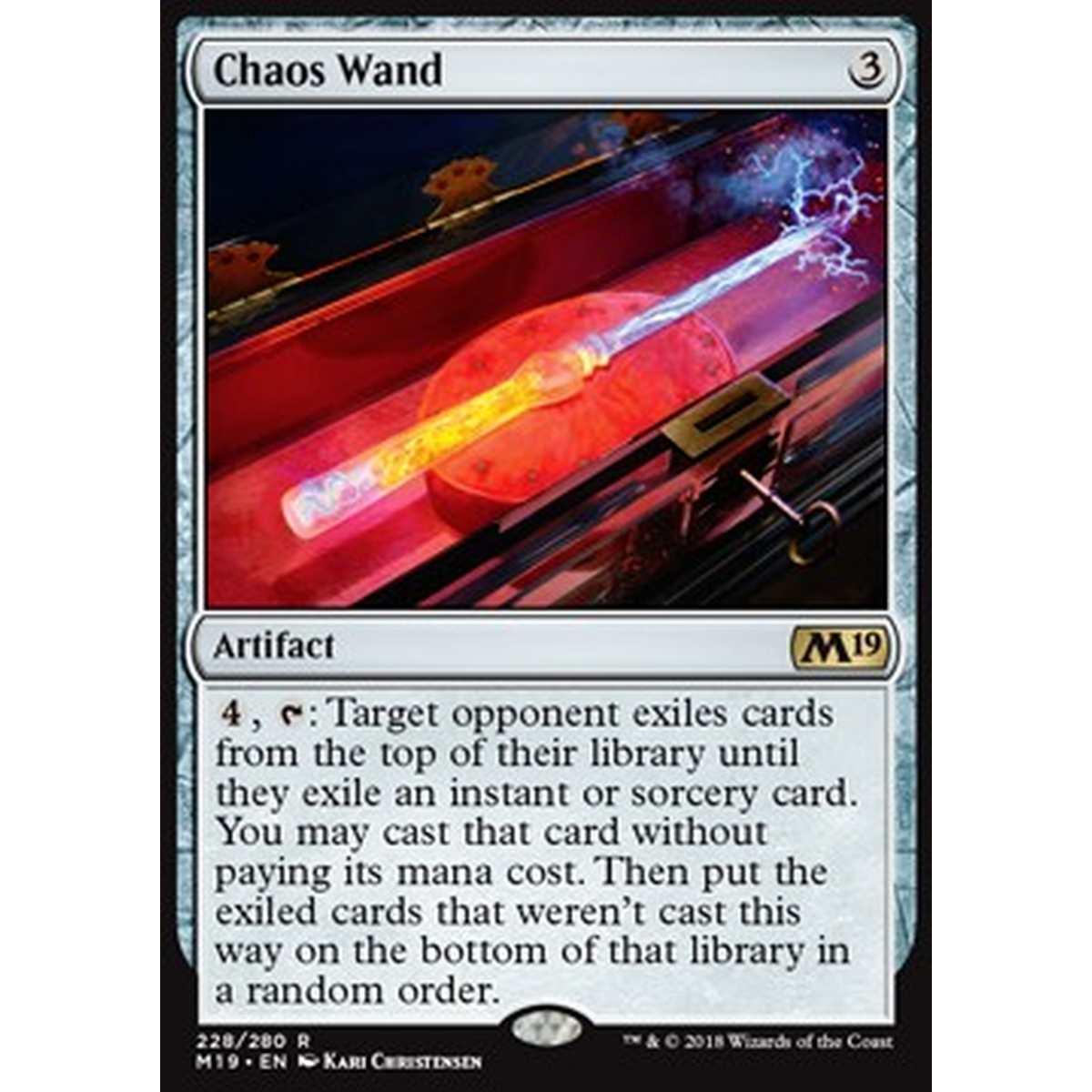 Chaos Wand - Bacchetta del Caos - [M19] [NM] [Foil]