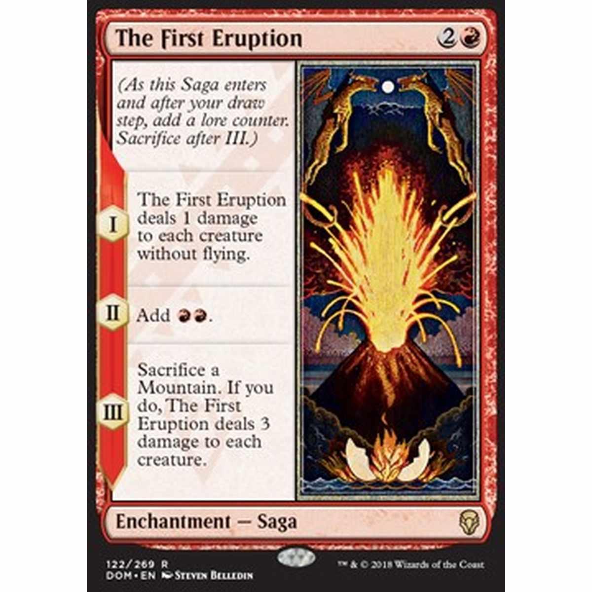 The First Eruption - La Prima Eruzione - [DOM] [NM] [Foil]