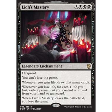 Lich's Mastery - Maestria del Lich - [DOM] [NM] [Foil]