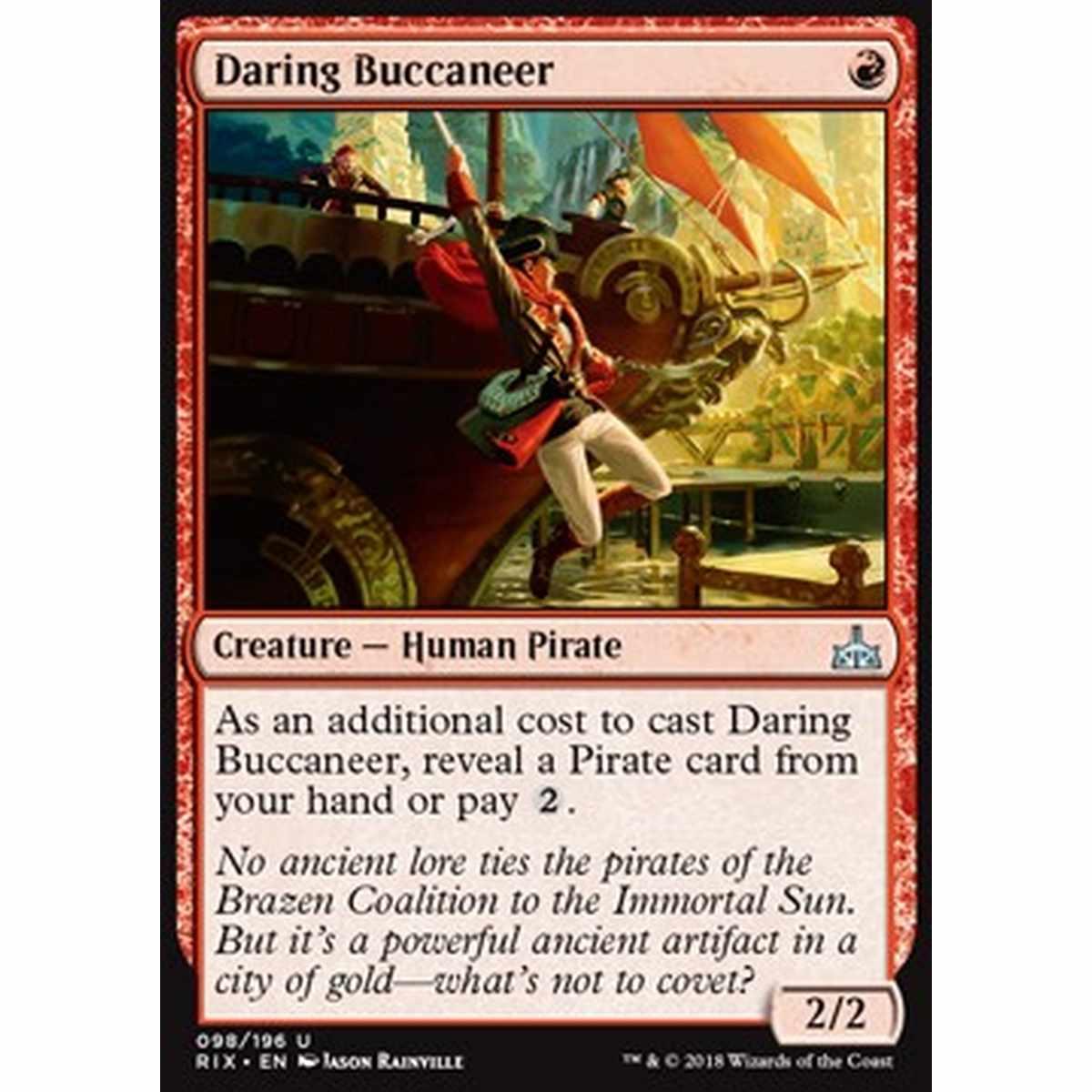 Daring Buccaneer - Bucaniera Audace - [RIX] [NM] [Foil]
