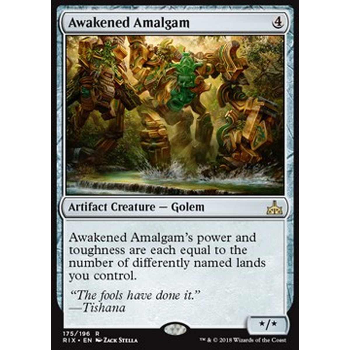 Awakened Amalgam - Amalgama Risvegliato - [RIX] [NM] [Foil]