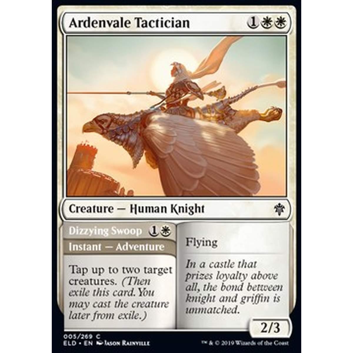 Ardenvale Tactician // Dizzying Swoop - Stratega di Ardenvalle // Picchiata Vertiginosa - [ELD] [NM]
