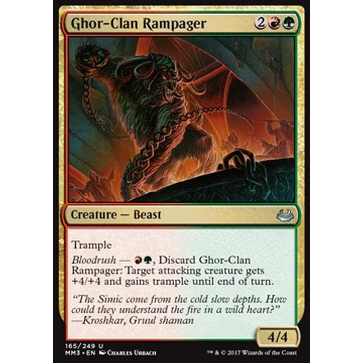 Ghor-Clan Rampager - Ghor-Clan Rampager - [MM3] [NM] [Foil]