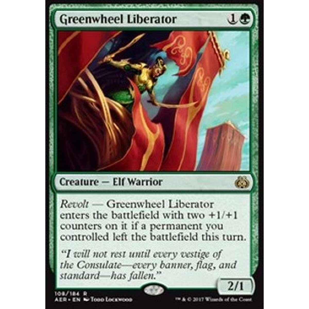 Greenwheel Liberator - Liberatrice di Verderuota - [AER] [NM]