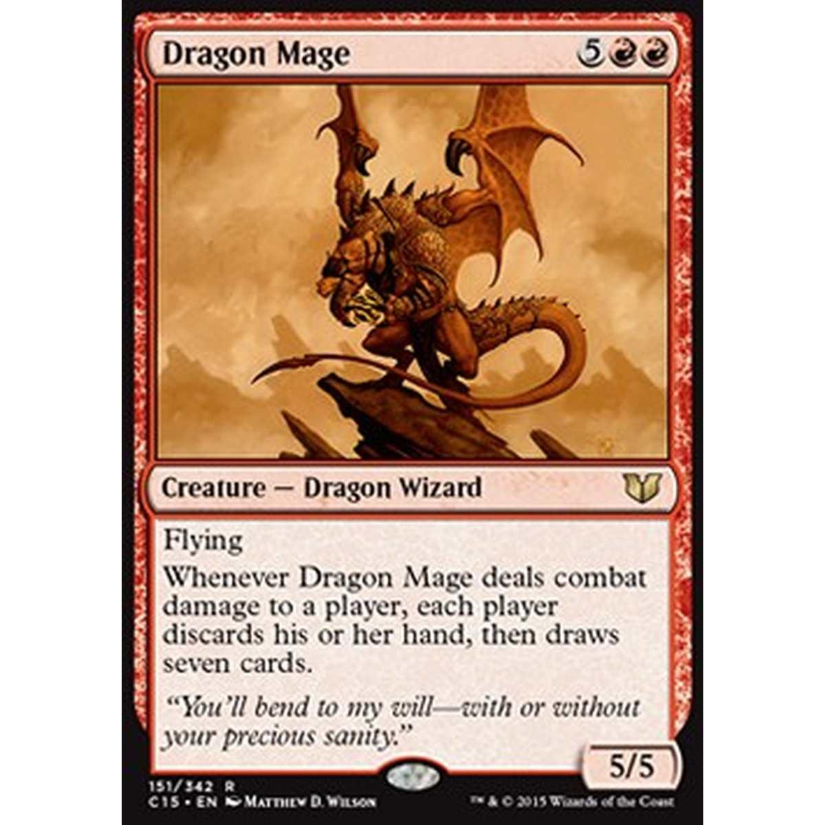 Dragon Mage - Dracomago - [C15] [NM]