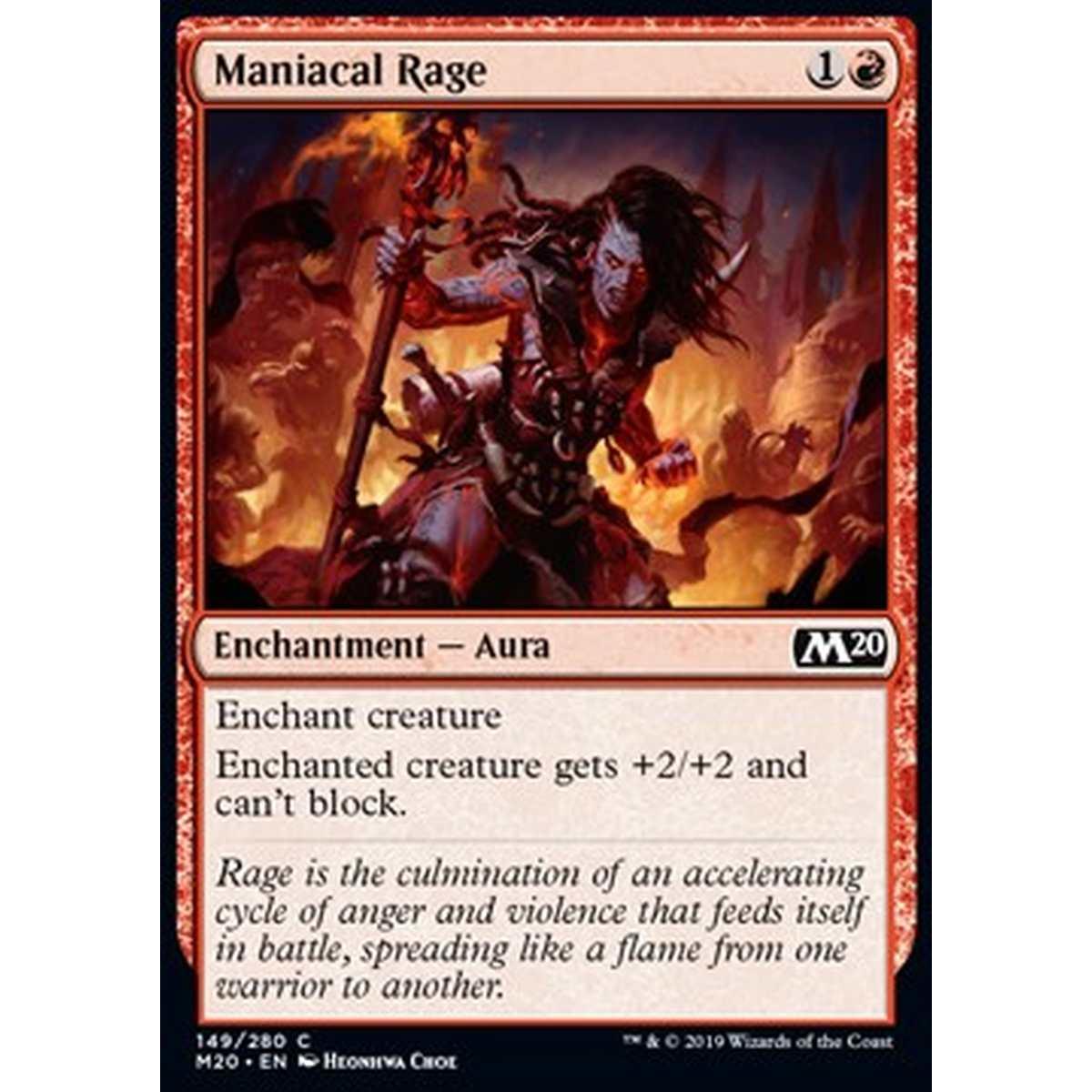 Maniacal Rage - Furia Maniacale - [M20] [NM]