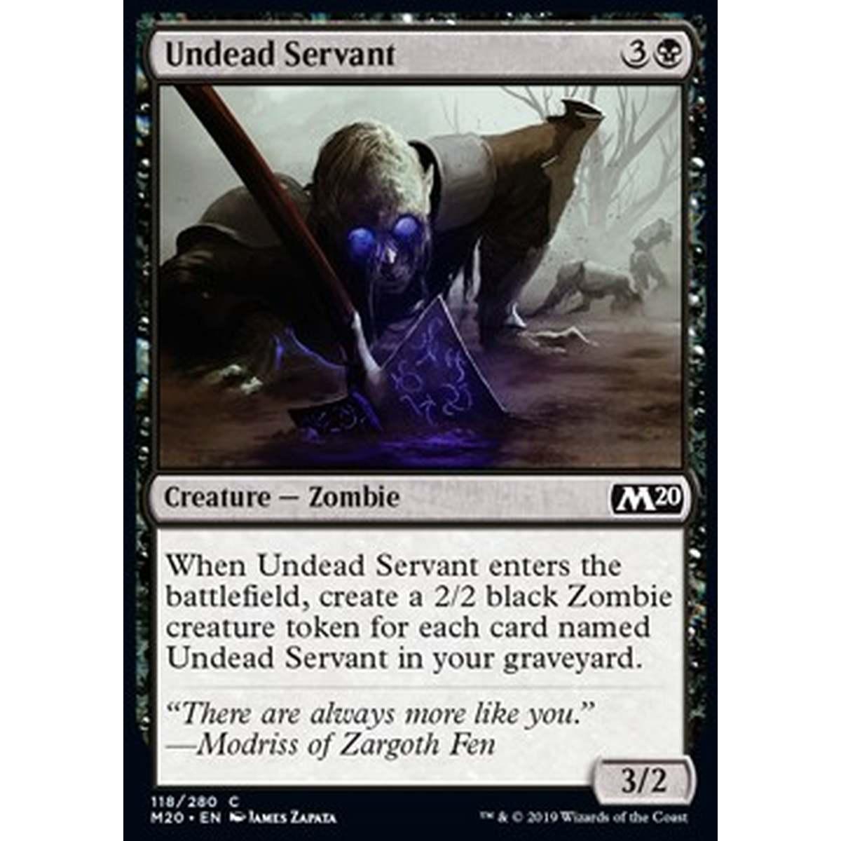 Undead Servant - Servitore Non Morto - [M20] [NM]