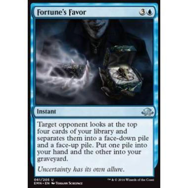 Fortune's Favor - Favore della Fortuna - [EMN] [NM] [Foil]