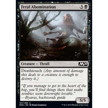 Feral Abomination - Abominio Feroce - [M20] [NM]