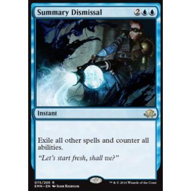 Summary Dismissal - Summary Dismissal - [EMN] [NM]