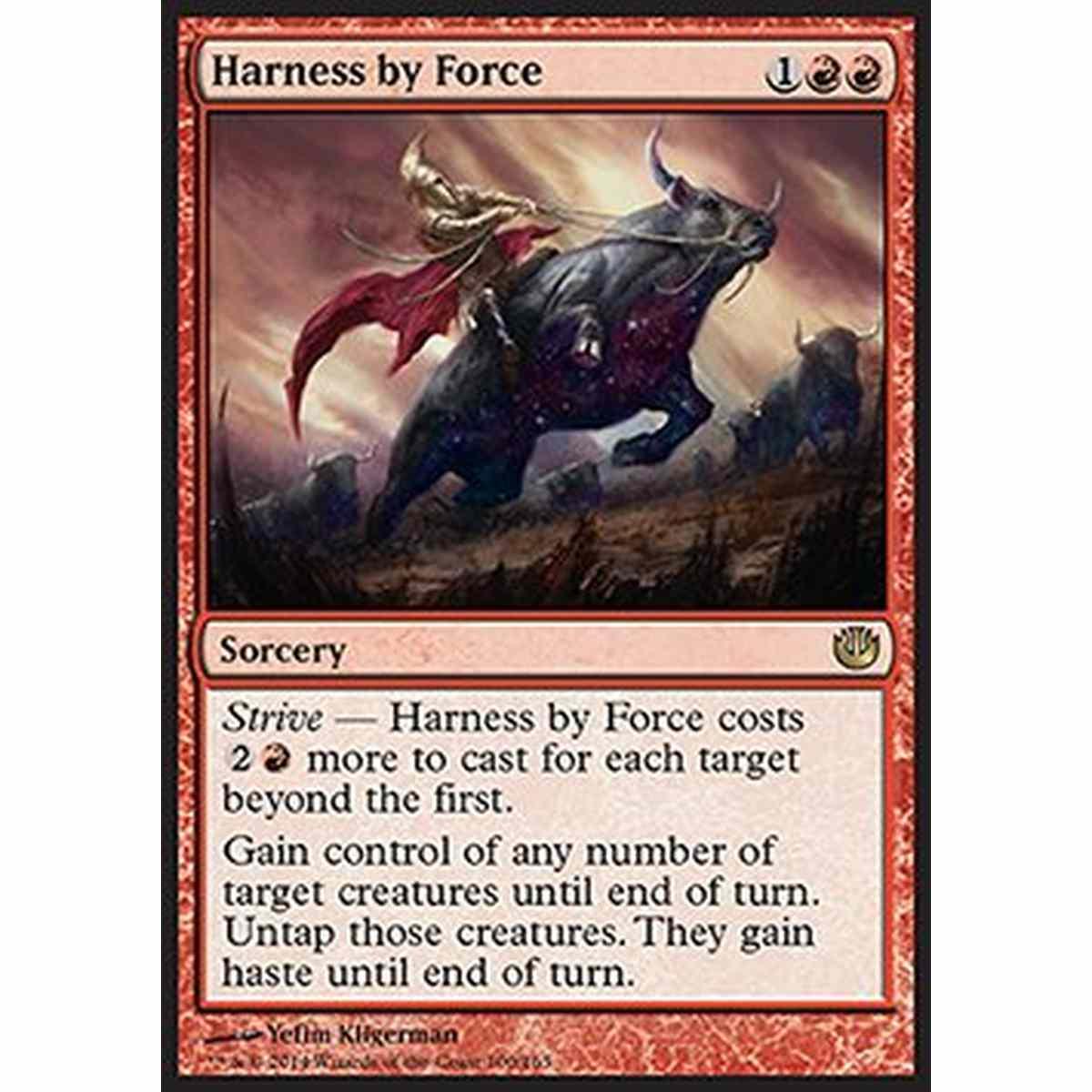 Harness by Force - Imbrigliare con la Forza - [JOU] [NM] [Foil]