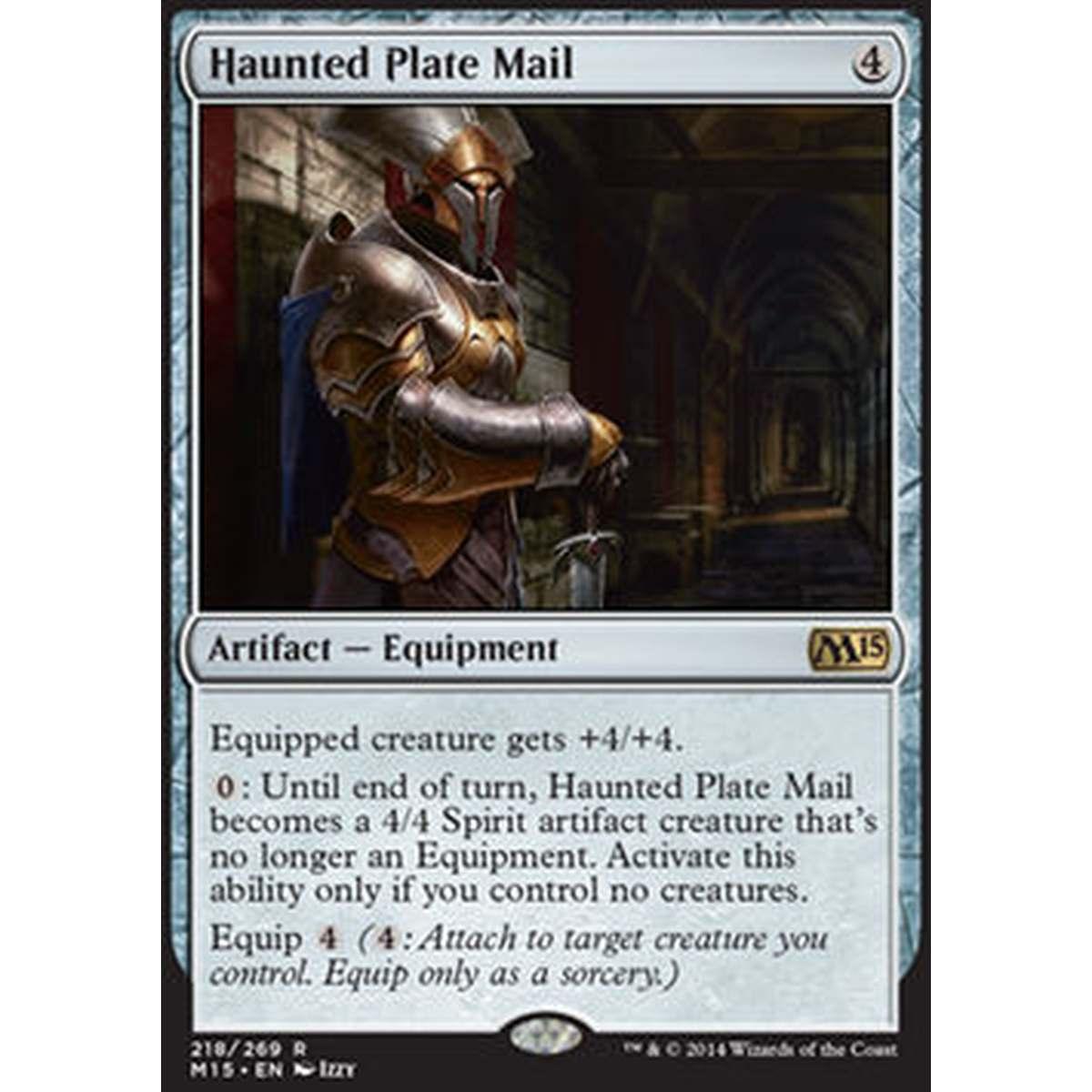 Haunted Plate Mail - Corazza Infestata - [M15] [NM] [Foil]