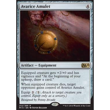 Avarice Amulet - Amuleto dell'Avarizia - [M15] [NM] [Foil]