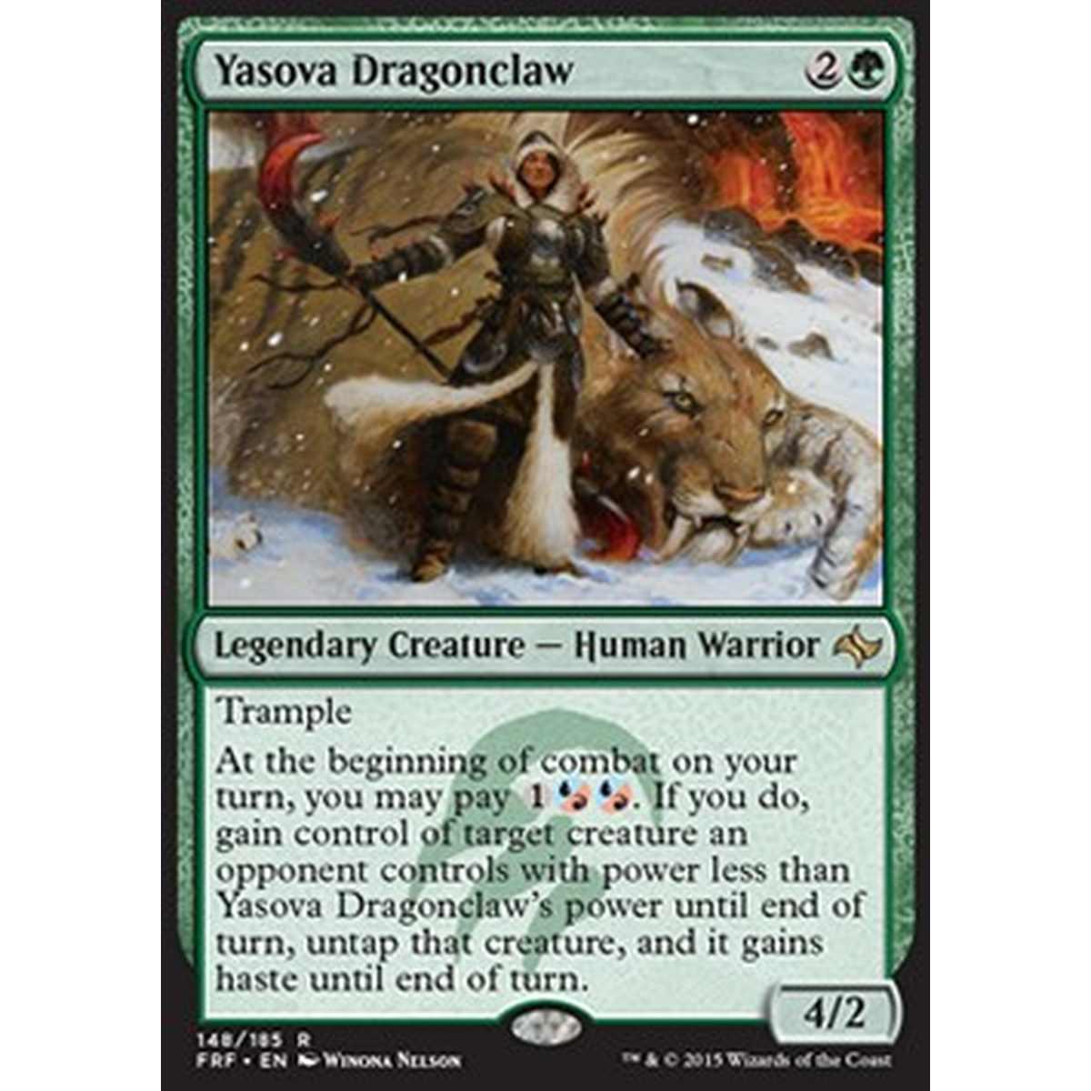 Yasova Dragonclaw - Yasova Artiglio di Drago - [FRF] [NM] [Foil]