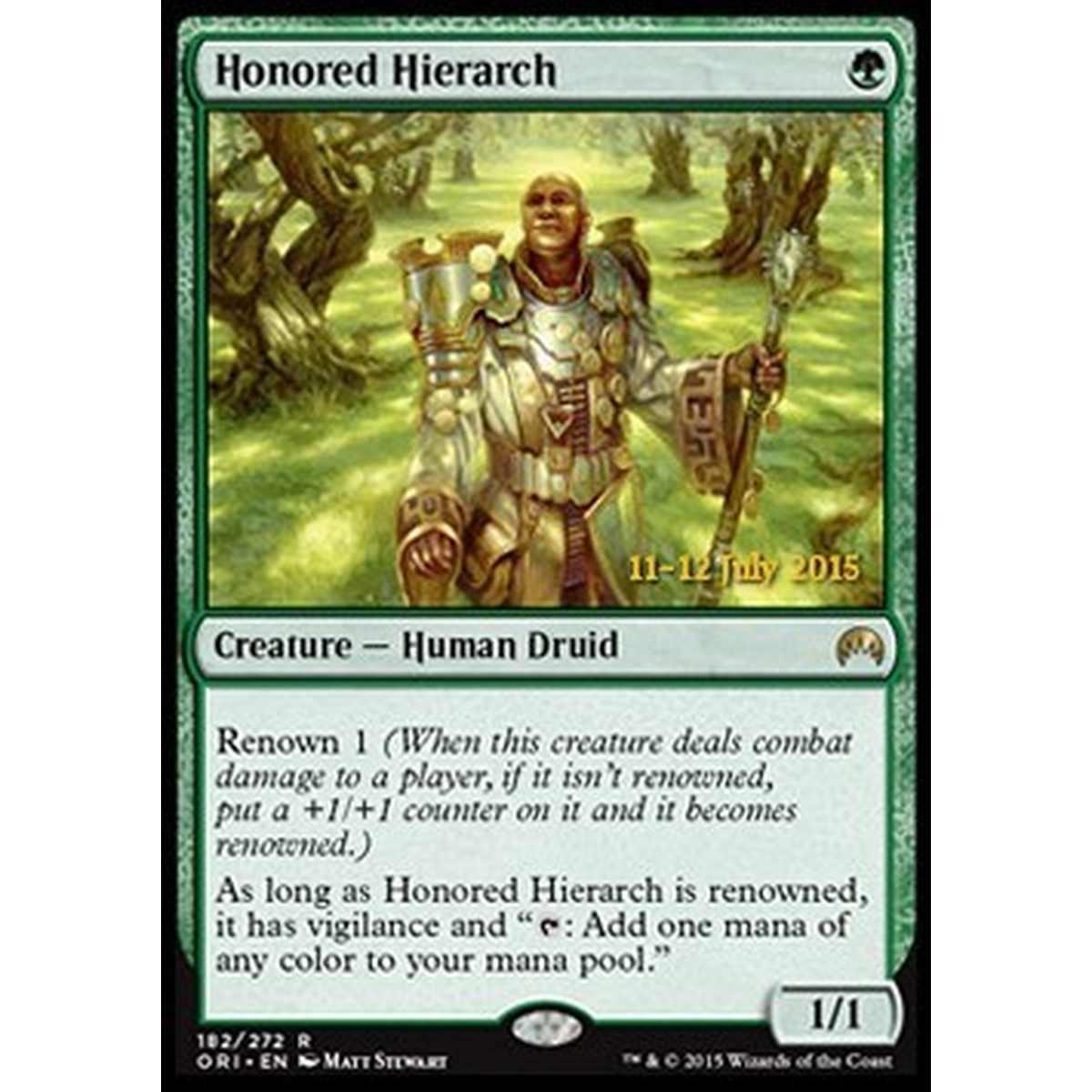 Honored Hierarch - Gerarca Venerato - [PORI] [NM] [Foil]