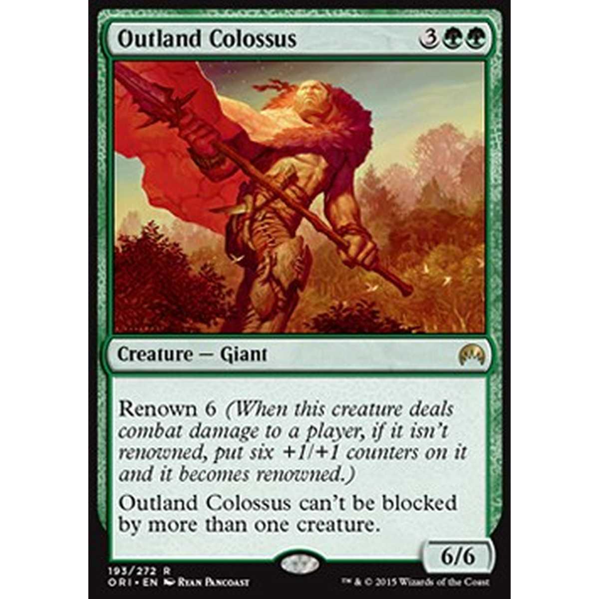 Outland Colossus - Colosso delle Zone di Confine - [ORI] [NM] [Foil]