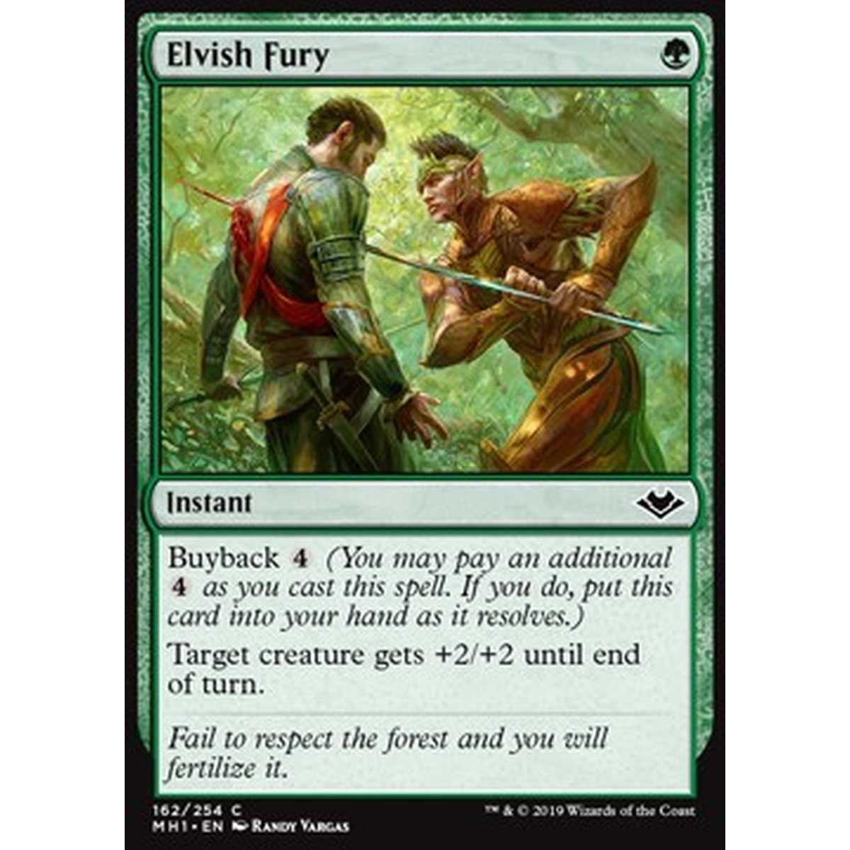 Elvish Fury - Elvish Fury - [MH1] [NM]