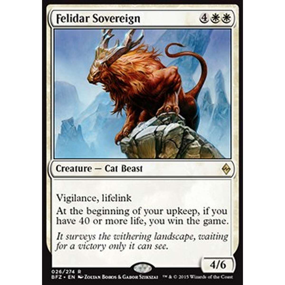 Felidar Sovereign - Sovrano dei Felidar - [BFZ] [NM]