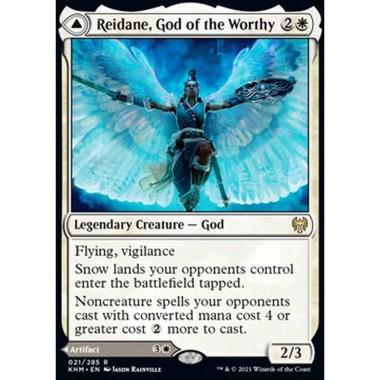 Reidane, God of the Worthy // Valkmira, Protector's Shield - Reidane, God of the Worthy // Valkmira, Protector's Shield - [KHM] [NM]
