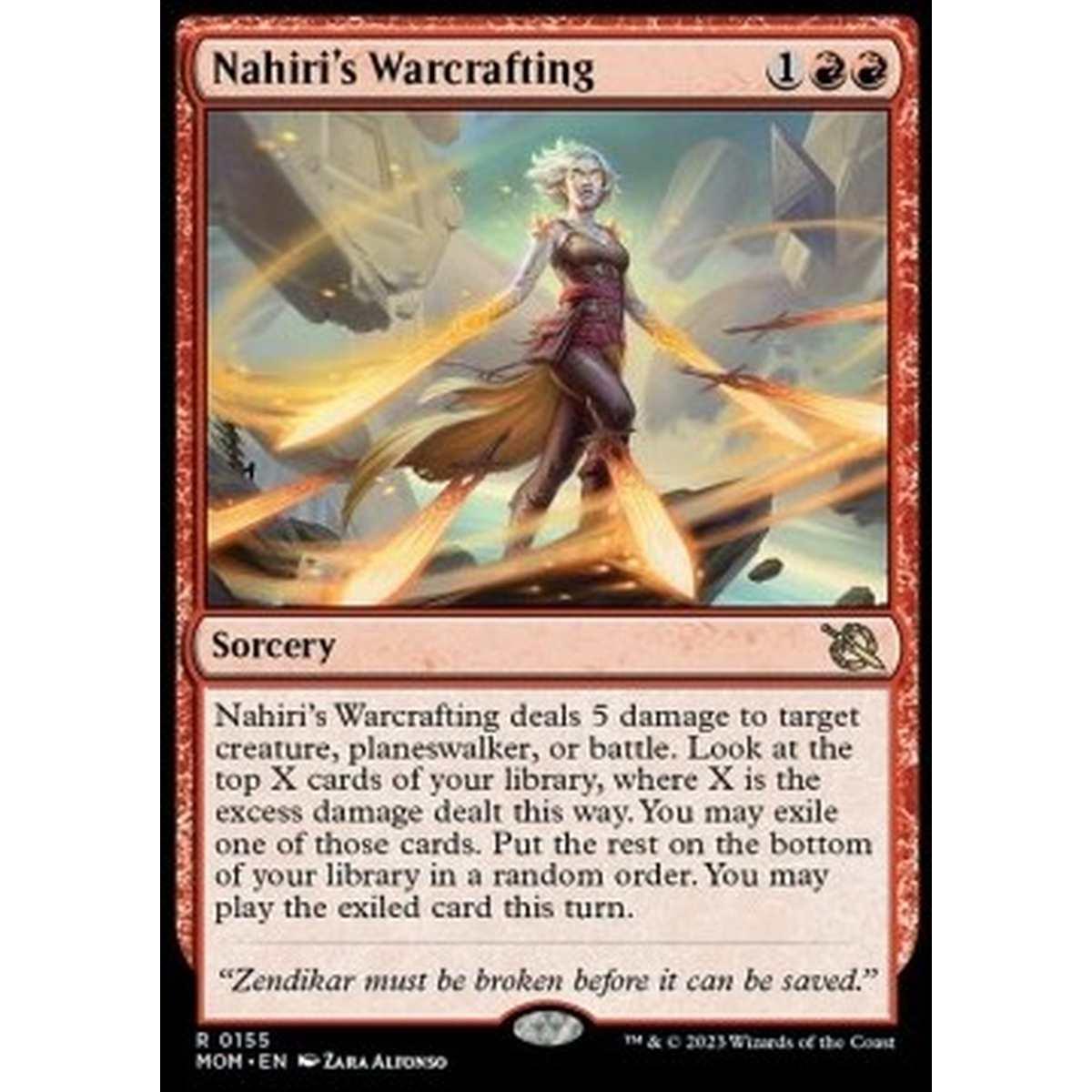 Nahiri's Warcrafting - Nahiri's Warcrafting - [MOM] [NM] [Foil]