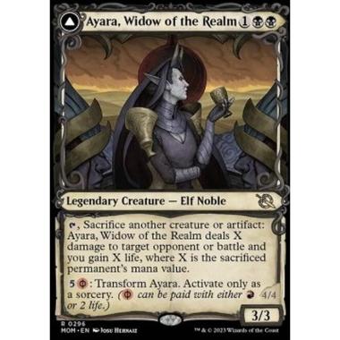 Ayara, Widow of the Realm // Ayara, Furnace Queen - Ayara, Widow of the Realm // Ayara, Furnace Queen - [XMOM] [NM]