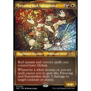 Firesong and Sunspeaker (V.1) - Firesong and Sunspeaker (V.1) - [MUL] [NM] [Foil]