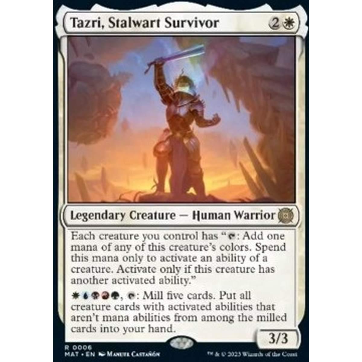 Tazri, Stalwart Survivor - Tazri, Stalwart Survivor - [MAT] [NM]
