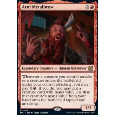Arni Metalbrow - Arni Frontemetallica - [MAT] [NM] [Foil]