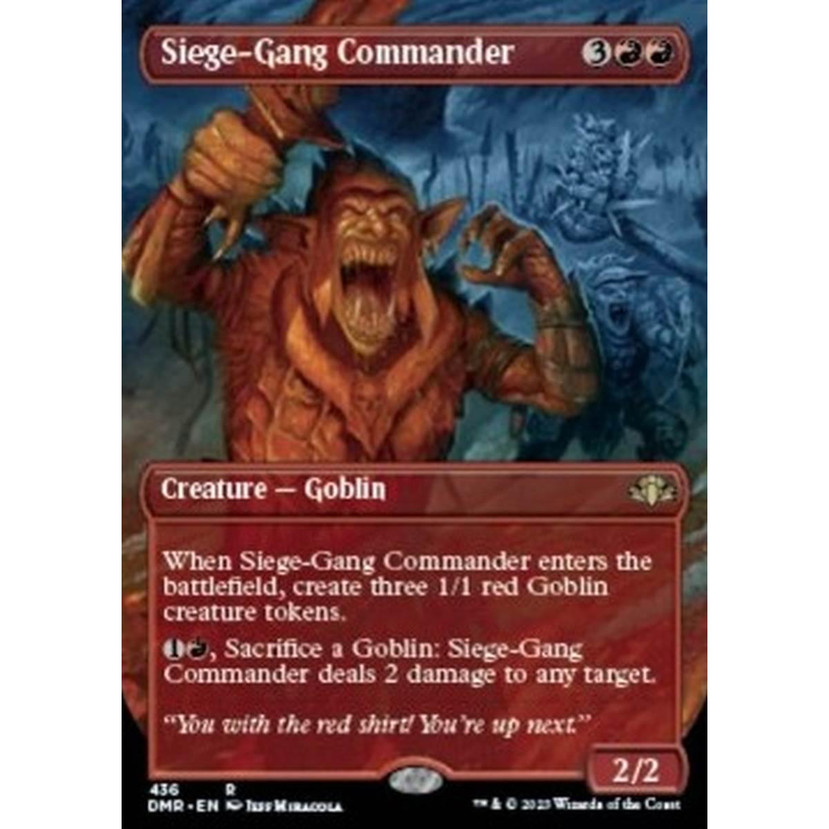Siege-Gang Commander (V.2) - Siege-Gang Commander (V.2) - [XDMR] [NM] [Foil]