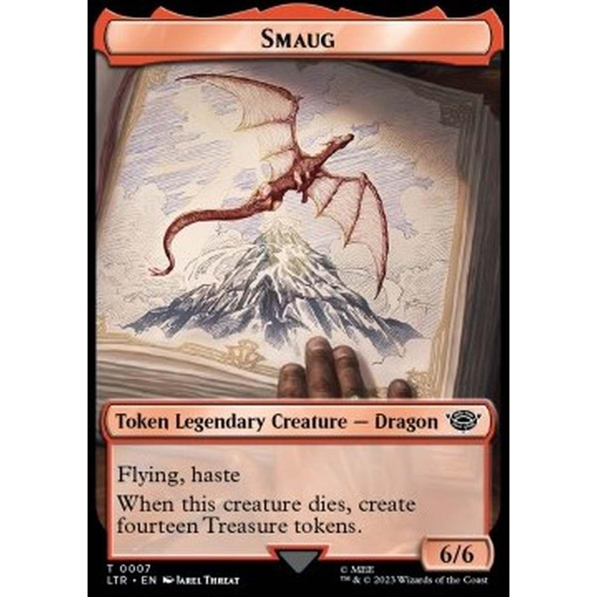 Smaug Token (R 6/6) // Food Token (V.2) - Smaug Token (R 6/6) // Food Token (V.2) - [XLTR] [NM] [Foil]