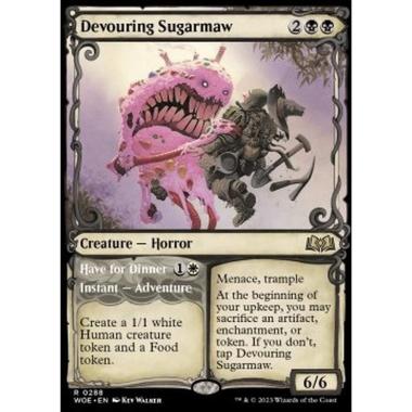 Devouring Sugarmaw // Have for Dinner - Devouring Sugarmaw // Have for Dinner - [XWOE] [NM] [Foil]
