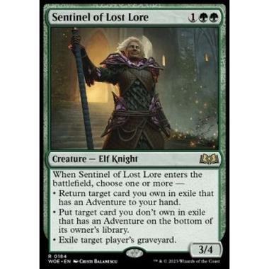 Sentinel of Lost Lore - Sentinel of Lost Lore - [WOE] [NM] [Foil]