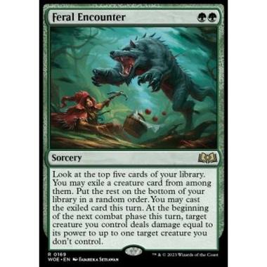 Feral Encounter - Feral Encounter - [WOE] [NM] [Foil]