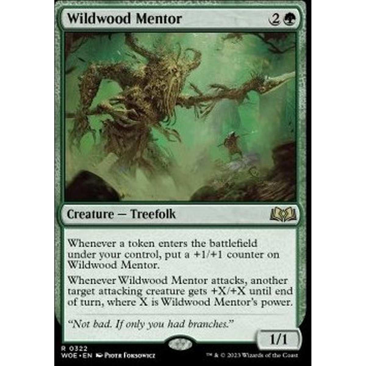 Wildwood Mentor (V.1) - Wildwood Mentor (V.1) - [XWOE] [NM] [Foil]