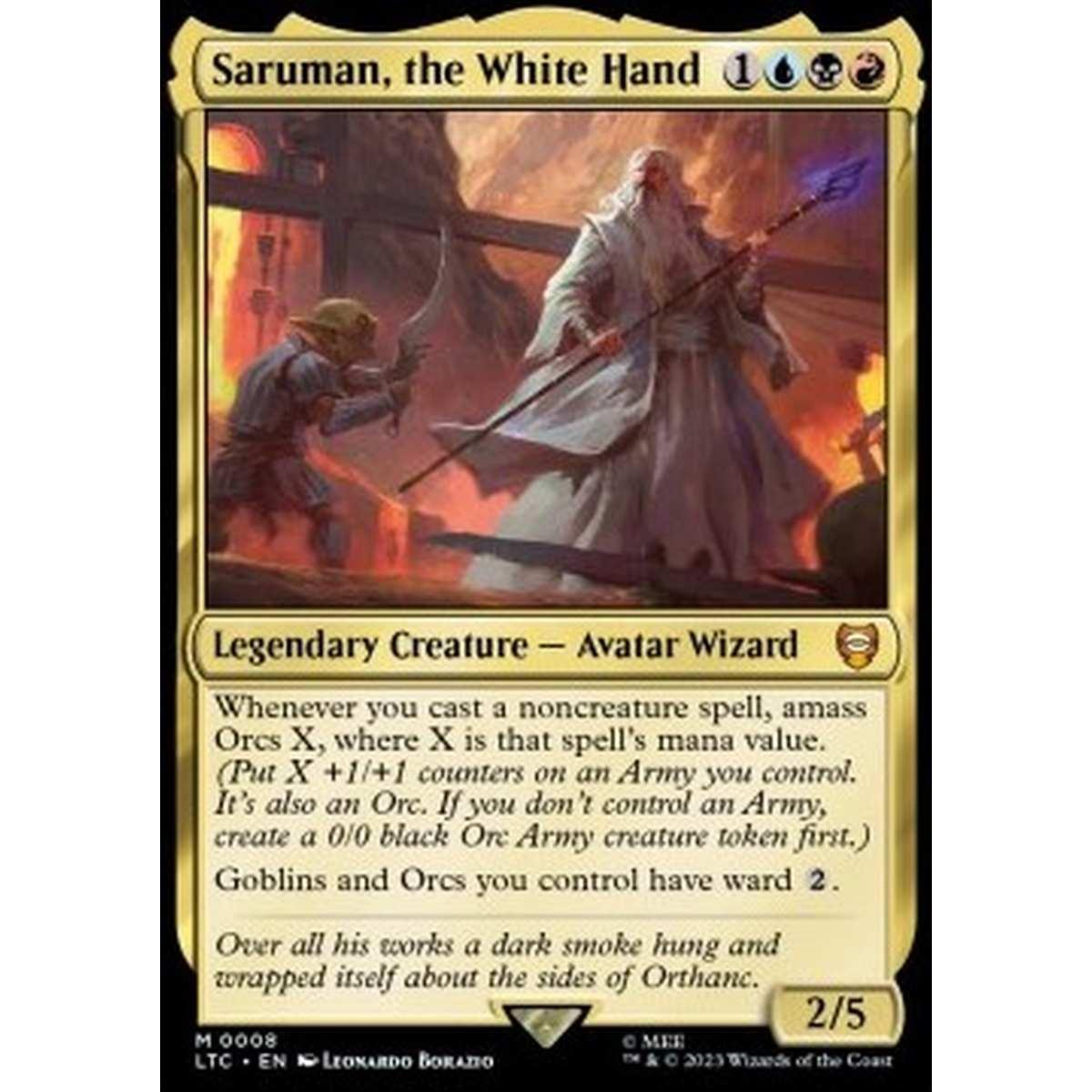 Saruman, the White Hand - Saruman, the White Hand - [LTC] [NM]