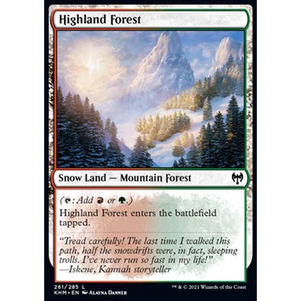 Highland Forest - Highland Forest - [KHM] [NM] [Foil]