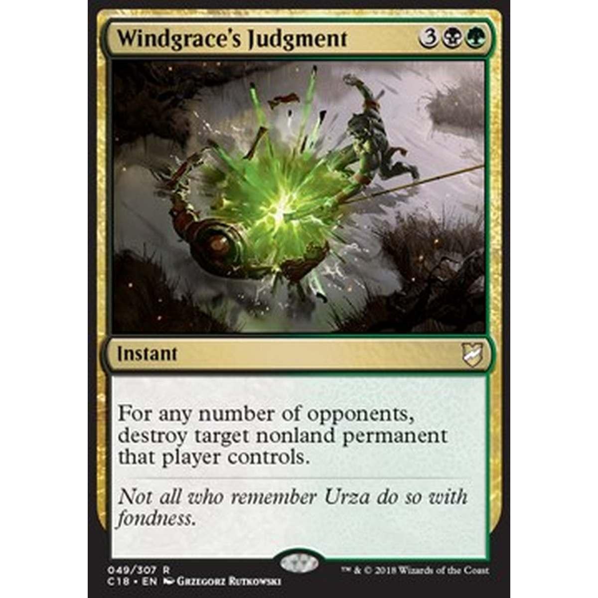 Windgrace's Judgment - Giudizio di Windgrace - [C18] [NM]