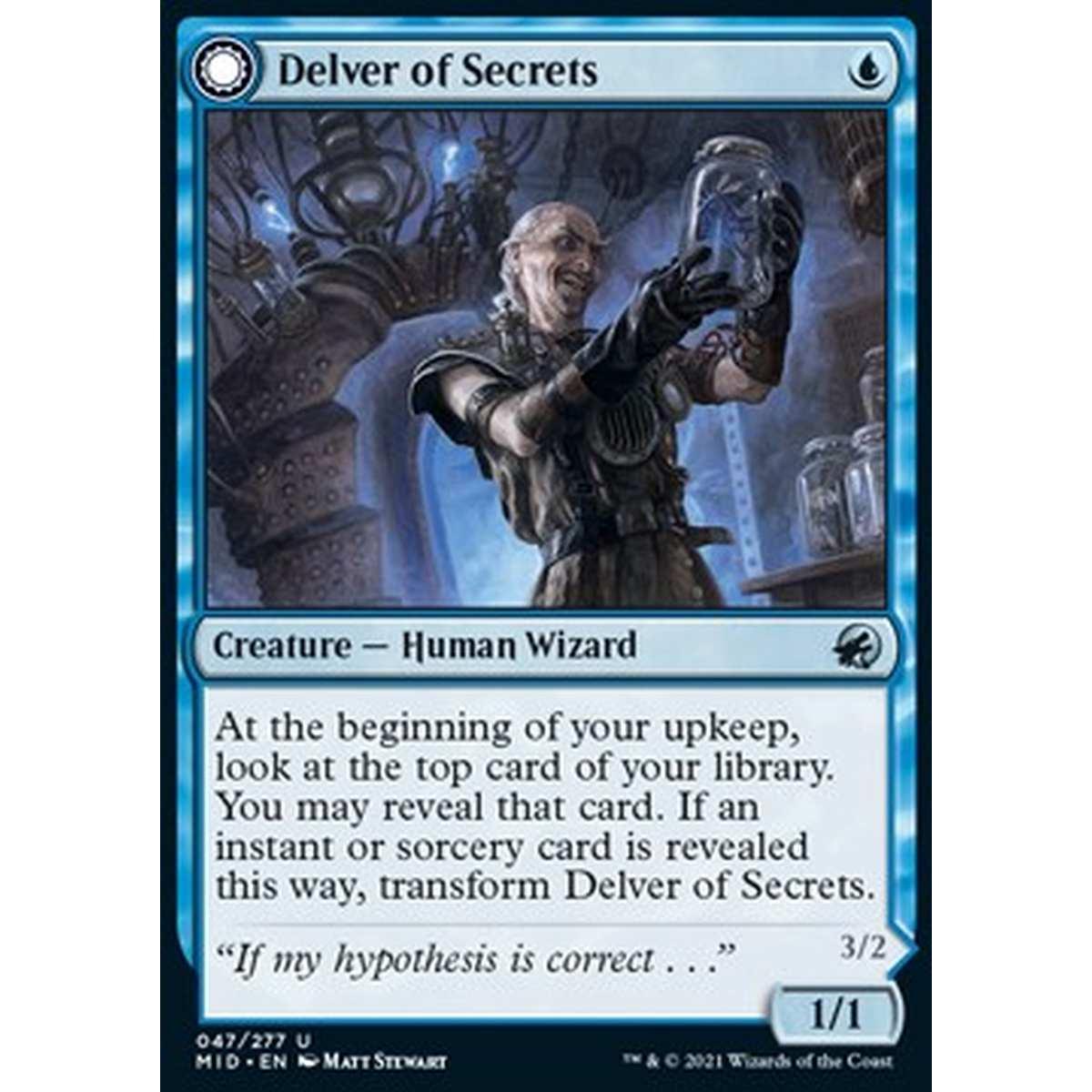 Delver of Secrets / Insectile Aberration - Delver of Secrets / Insectile Aberration - [MID] [NM]