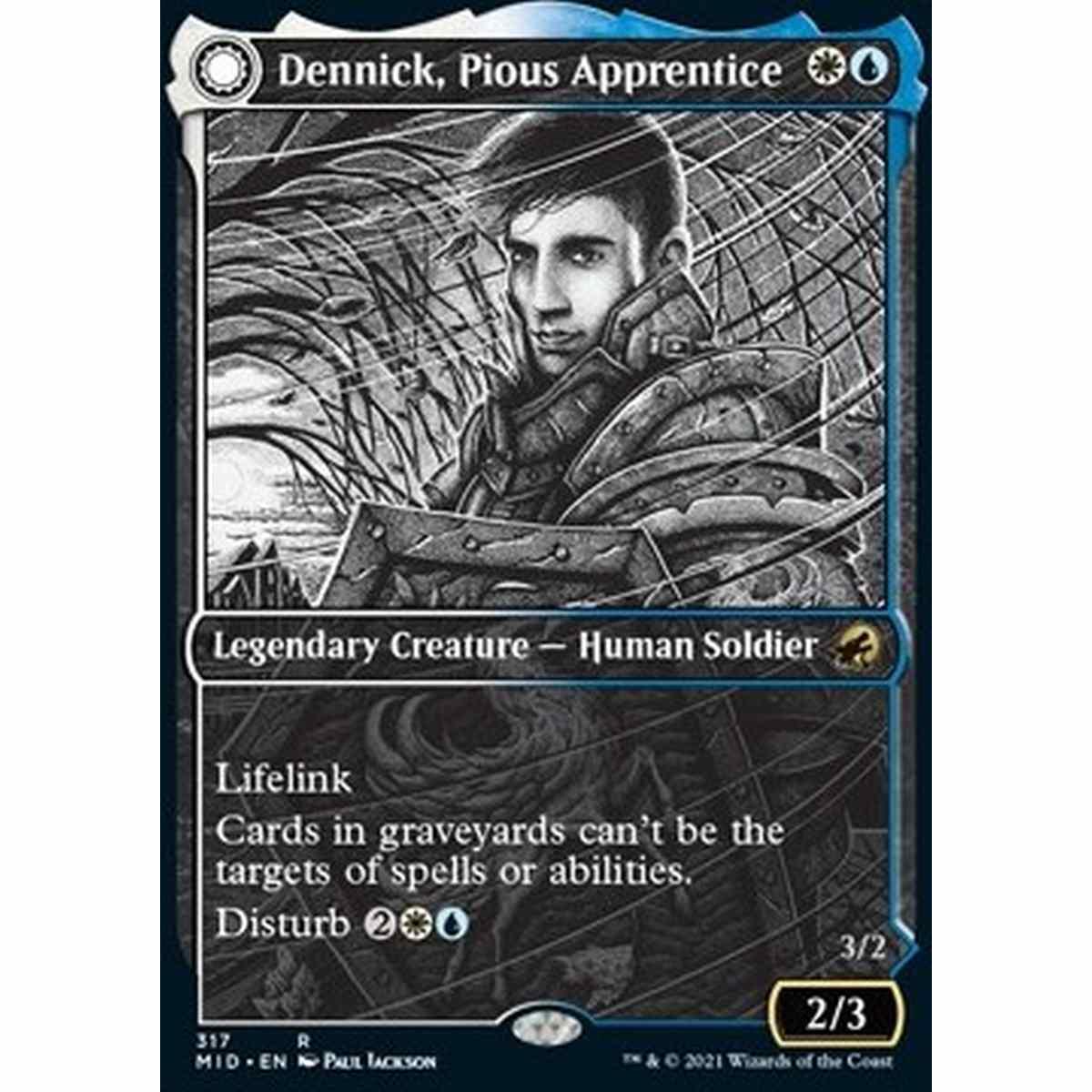 Dennick, Pious Apprentice // Dennick, Pious Apparition - Dennick, Pious Apprentice // Dennick, Pious Apparition - [XMID] [NM]