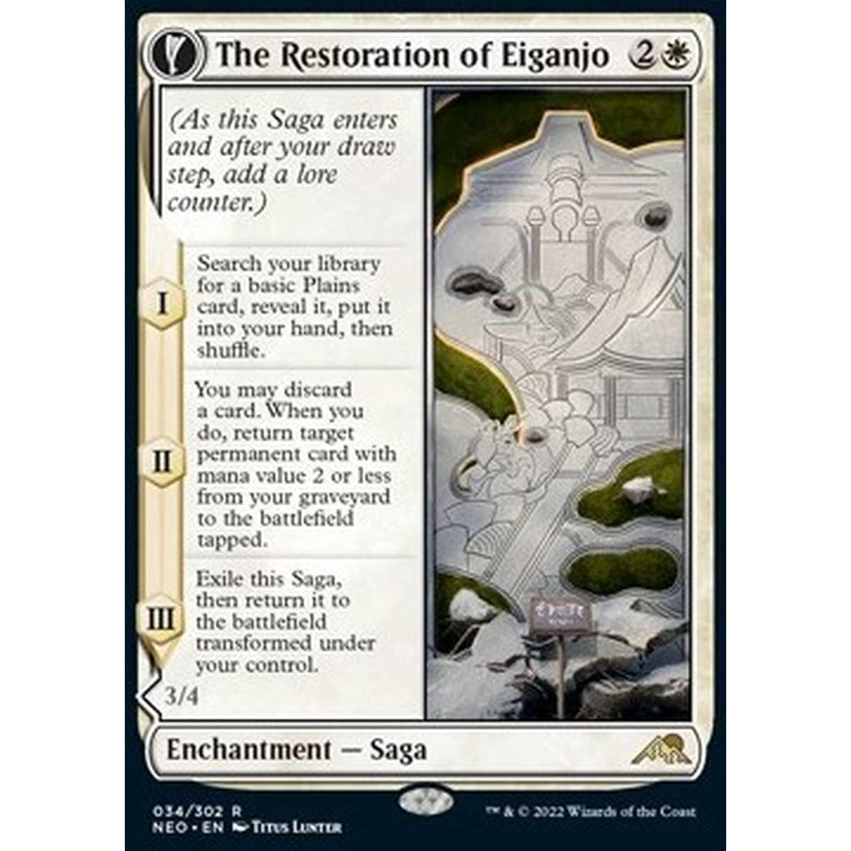 The Restoration of Eiganjo // Architect of Restoration - The Restoration of Eiganjo // Architect of Restoration - [NEO] [NM]