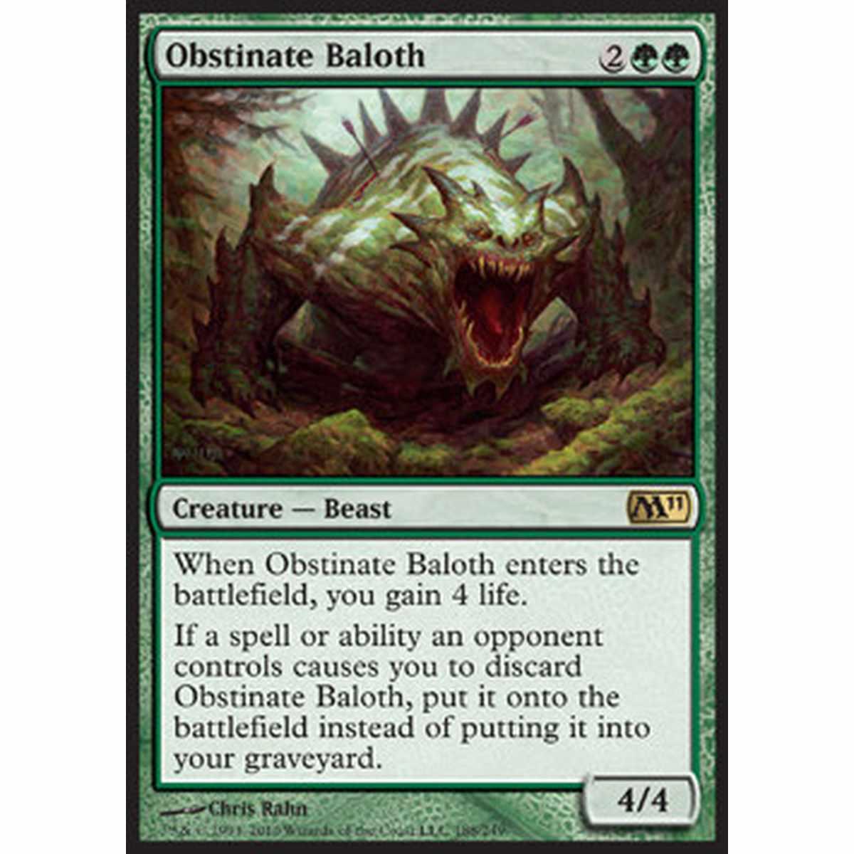 Obstinate Baloth - Obstinate Baloth - [M11] [EX]