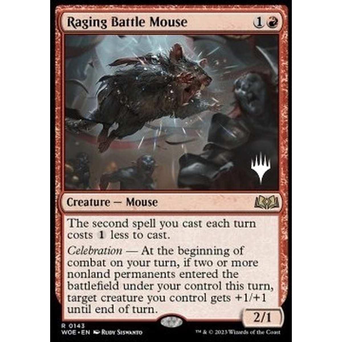 Raging Battle Mouse (V.2) - Topo da Battaglia Furioso (V.2) - [PWOE] [NM] [Foil]