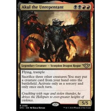 Akul the Unrepentant - Akul the Unrepentant - [OTJ] [NM]