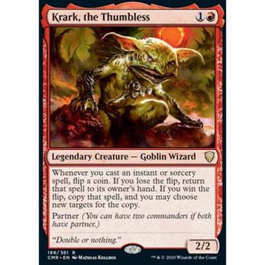 Krark, the Thumbless - Krark, the Thumbless - [CMR] [NM]